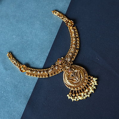 Antique with Leaf desgin Neckpiece