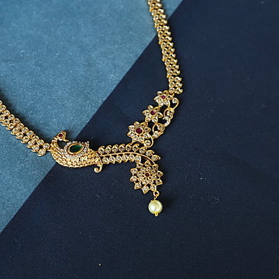 Antique Chocker type Peacock desgin Neckpiece
