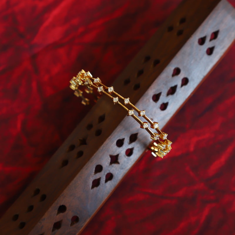 Traditional Gold Finish Bangels