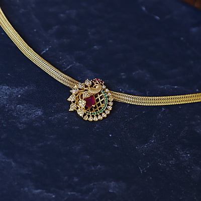 Antique  Floral desgin Neckpiece