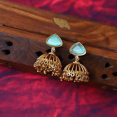 Sparkling Elegance Pink stone and CZ Stone Stud