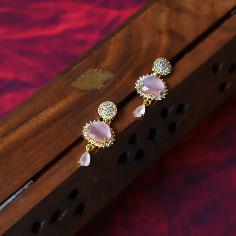 Designer Silver Plated Stud