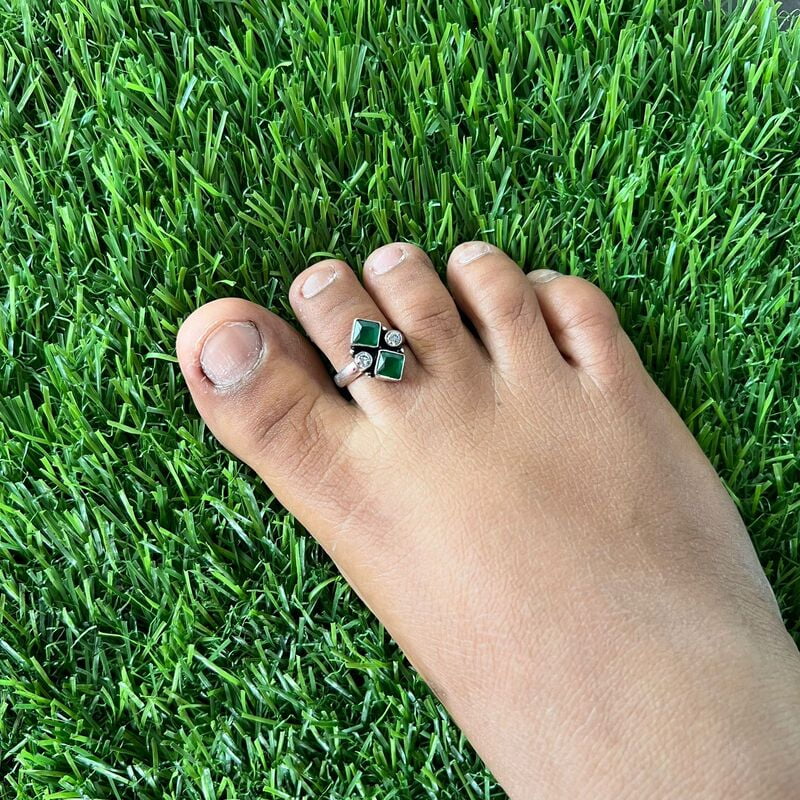 toe rings - Antique Silver toe rings - Antique Silver