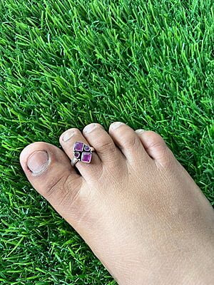 toe rings - Antique Silver toe rings - Antique Silver