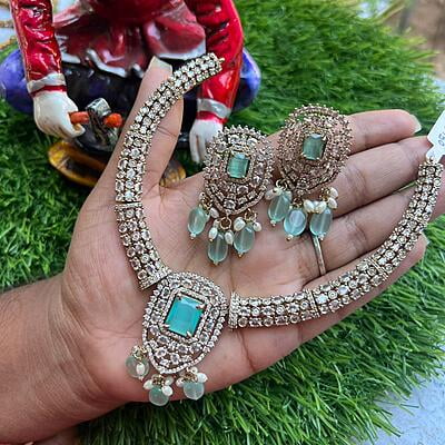 AD stone trending ruby neckpiece AD stone trending ruby neckpiece