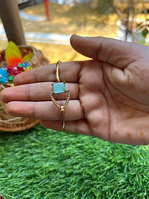 Gold type Multistone Bracelet
