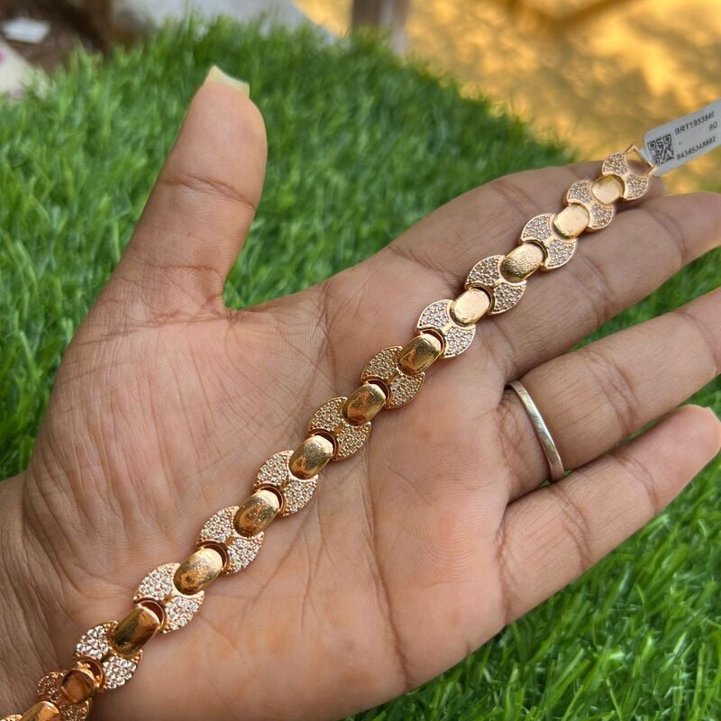 rose gold chain braclet -unique design rose gold chain braclet -unique design