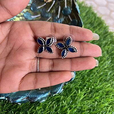Candy stone flower designed earing