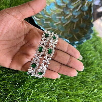 CZ stone party wear bangle CZ stone party wear bangle
