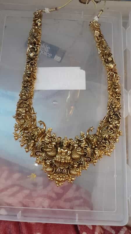 lakshmi  type embossed model long haram