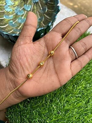 Ball design Mugappu chain