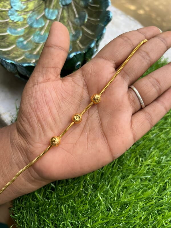 Ball design Mugappu chain