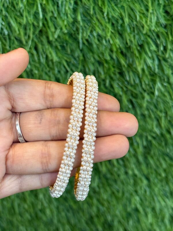 royal pearl gold bangles royal pearl gold bangles