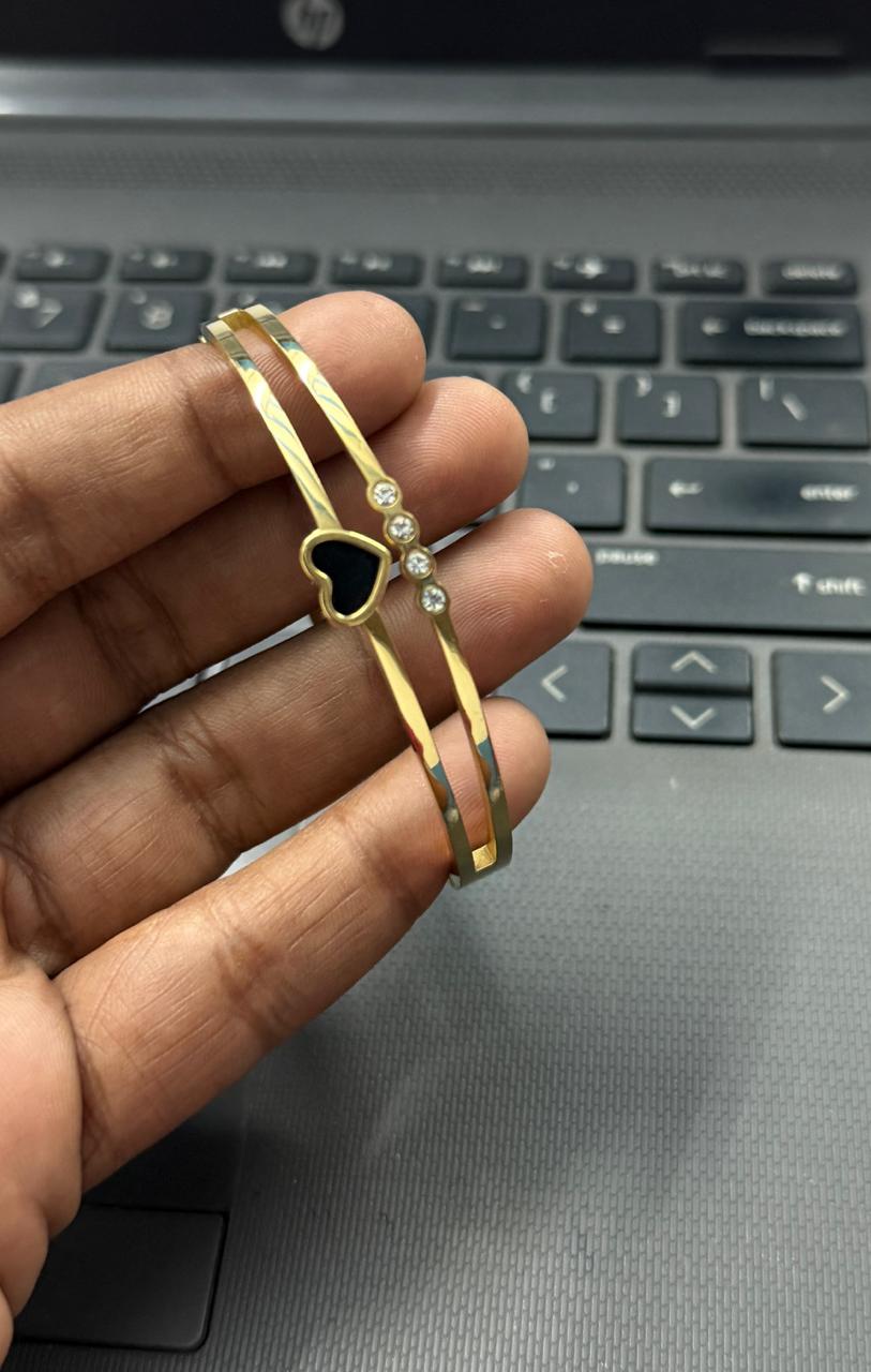 Snow Cross Rose Gold Bracelets