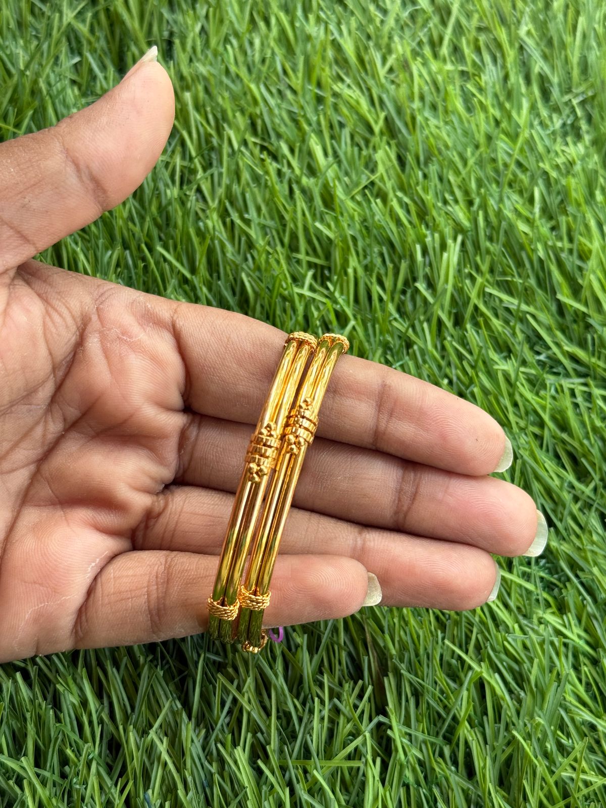 Fancy  antic gold Replica bangles