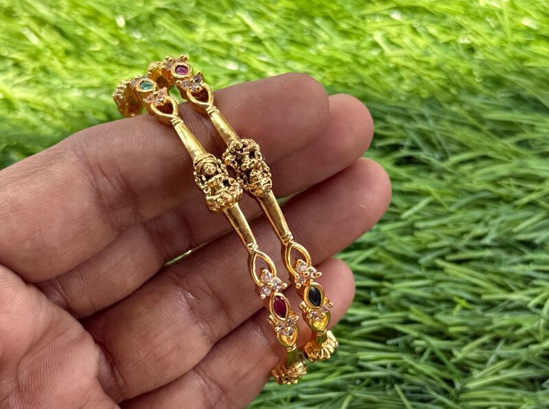 Antique Lakshmi nagashi bangles Antique Lakshmi nagashi bangles