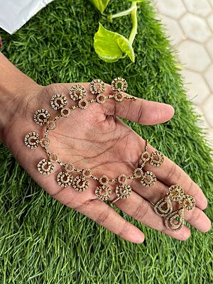 Dazzle Multi Stone Layer Neckpiece
