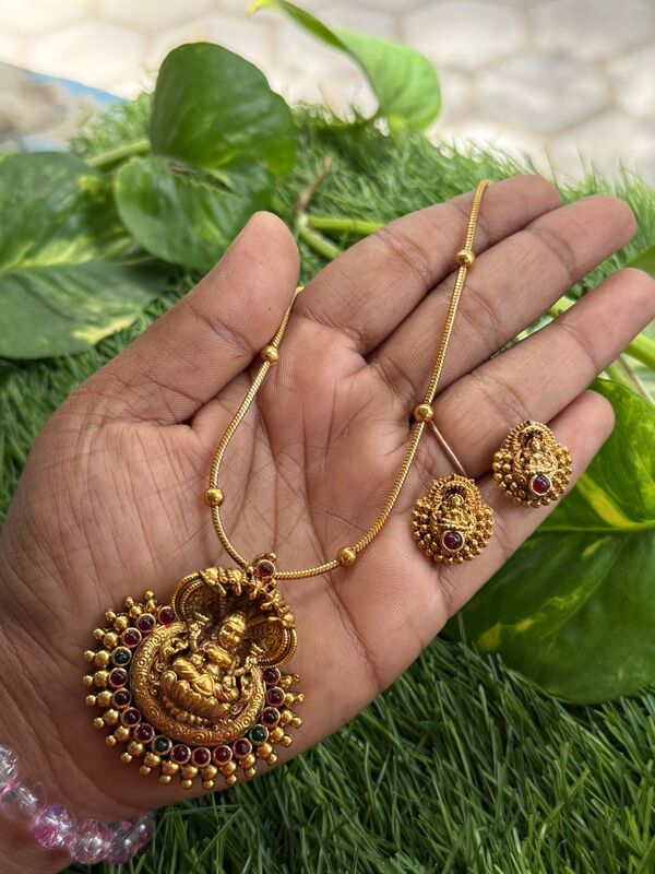 Antique Lakshmi  neckpiece
