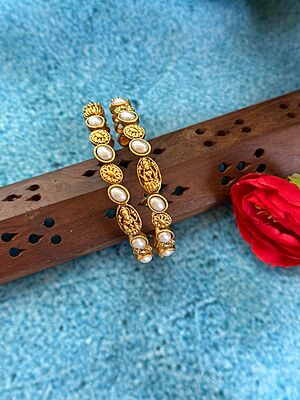 bangles with temple design