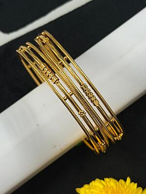 Leaf design trendy Bangles