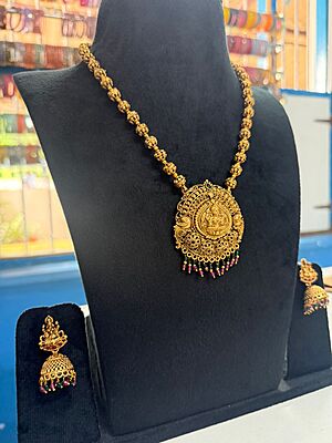 Peacock design gold finish necklace Peacock design gold finish necklace