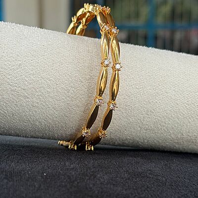 Vishal Smart Design Rose Gold Bangles