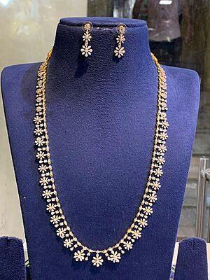 Unique Lakshmi Design Long Haram